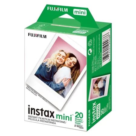 Аксессуар для фотоаппаратов мгновенной печати Fujifilm Instax Mini/Картридж для моментальной фотографии Fujifilm Instax Mini Glossy, 20 шт.