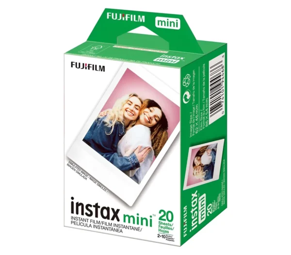 Аксессуар для фотоаппаратов мгновенной печати Fujifilm Instax Mini/Картридж для моментальной фотографии Fujifilm Instax Mini Glossy, 20 шт.